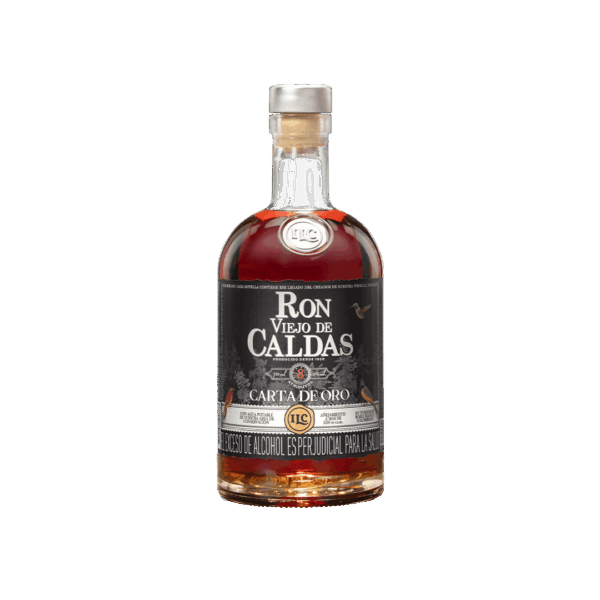 Ron Viejo de Caldas 8 Años – Carta de Oro (750ml)