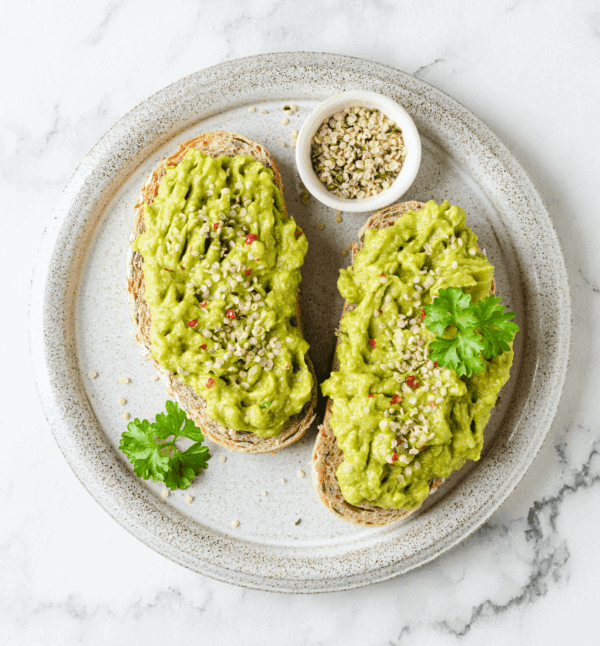 Tostada con Aguacate