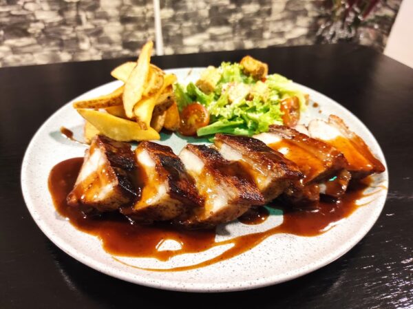 Lomo de Cerdo en Salsa BBQ