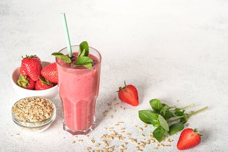 Batido de Fresa y Avena
